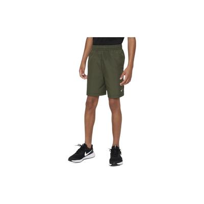 Dri-FIT Multi Solid Logo Print Elastic Childrens Shorts Kids Shorts Khaki DX5382-325