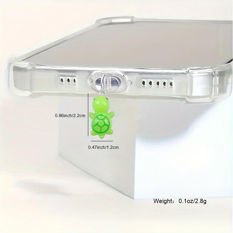 1 Cute Little Turtle Mobile Phone Tablet Earphone Dust Plug Suitable for Iphone Type-C,mobile Phone Decorations