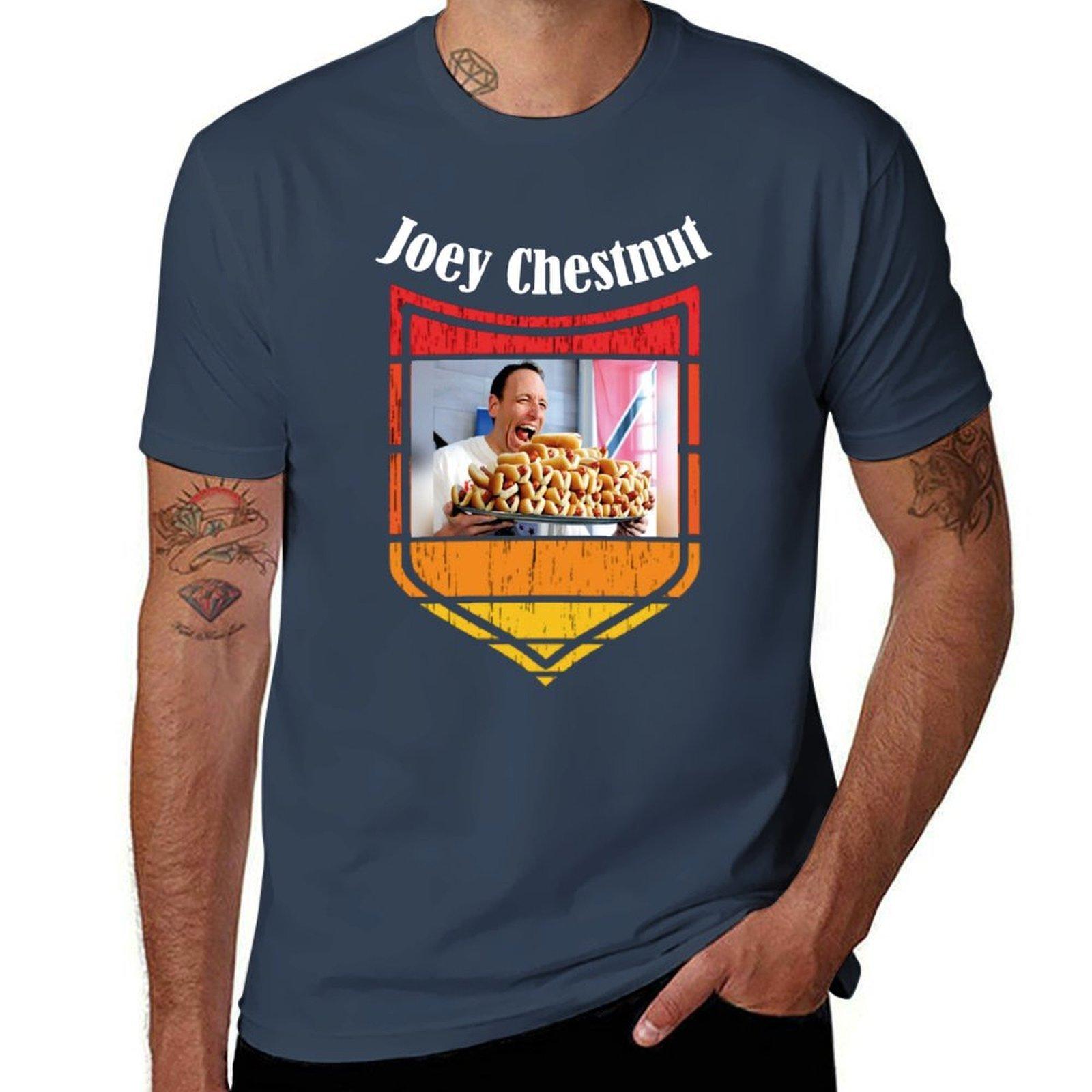 Joey Chestnut a true hero TShirt Urban Style Casual Short Sleeve Top S