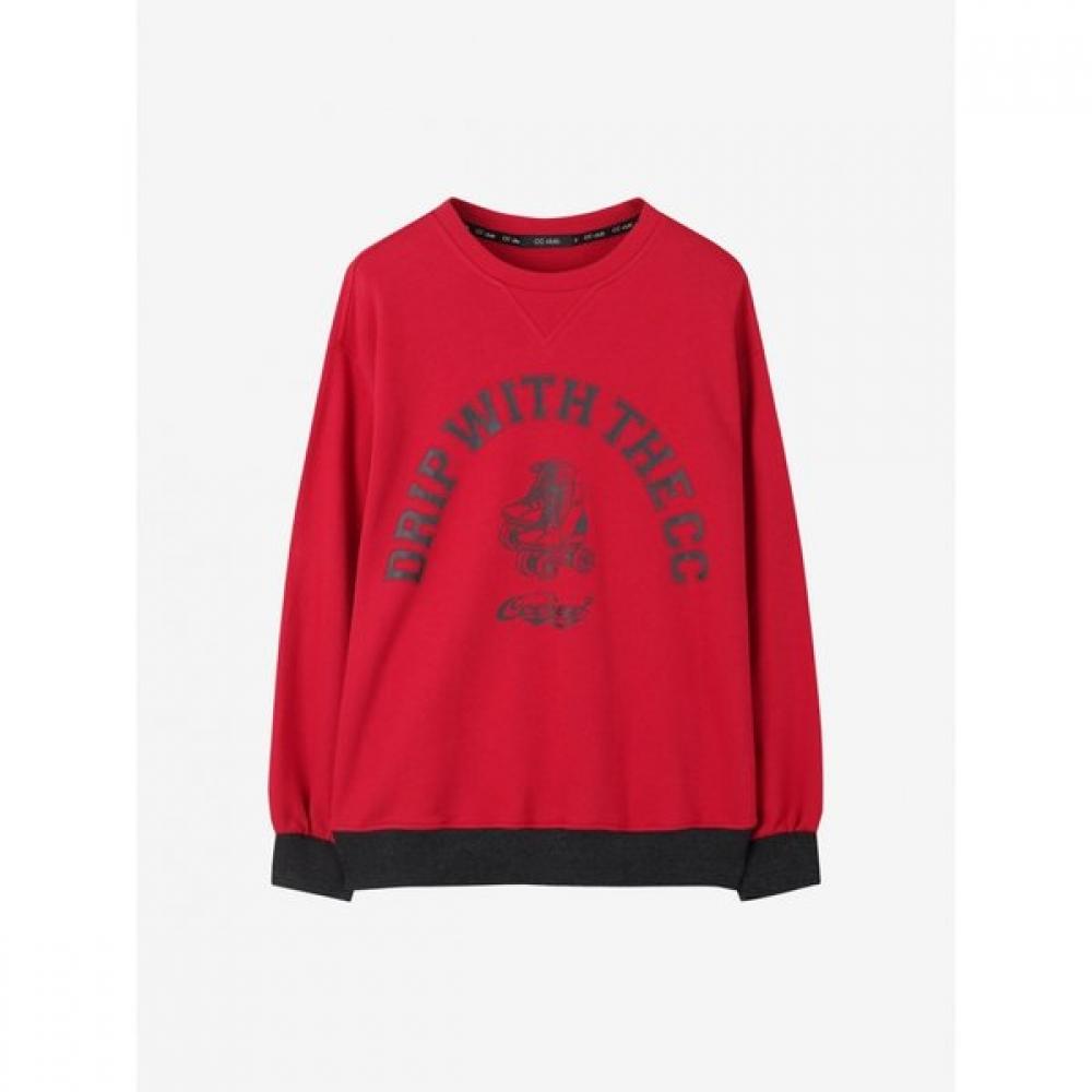 Cc Collect Cc Crew Roller Lettering Sweatshirt C254psm707c