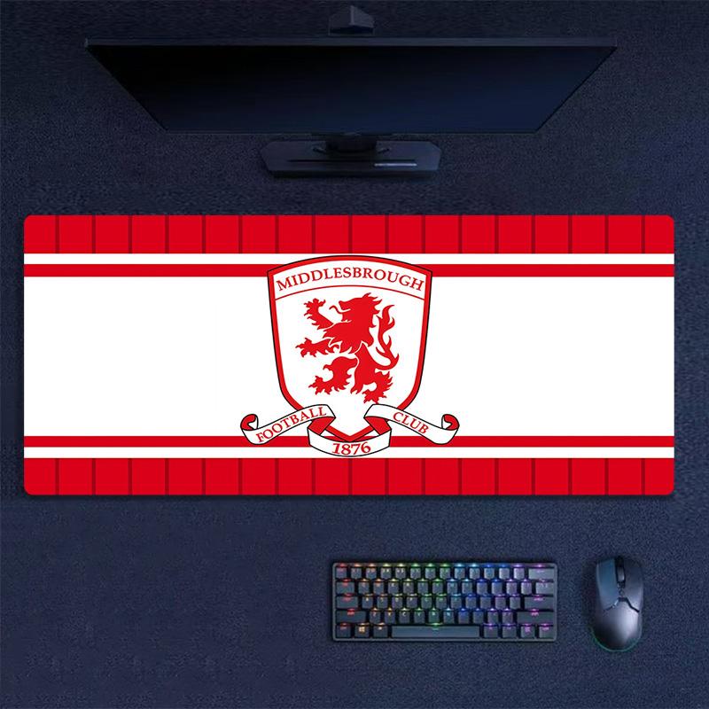 Middlesbrough FC Print  Cushion Non-slip Laptop Tablet Big Mousepad XXL Mat Mini PC Playmat With Lock edge
