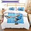 3pcs Haaland Pattern Bedding Set Duvet Cover Set Includes Duvet Cover &pillowcases,perfect All Season Bedroom Decoration&gift