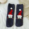Ladies Christmas And Winter Thickened Sleep Socks Velvet Warm And Cute