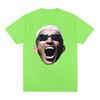 Limited Charles Oliveira Big Face Graphic Tee Shirt Unisexs Clothing Harajuku Vintage Oversized Tshirt Unisex 100 Cotton T Shirt