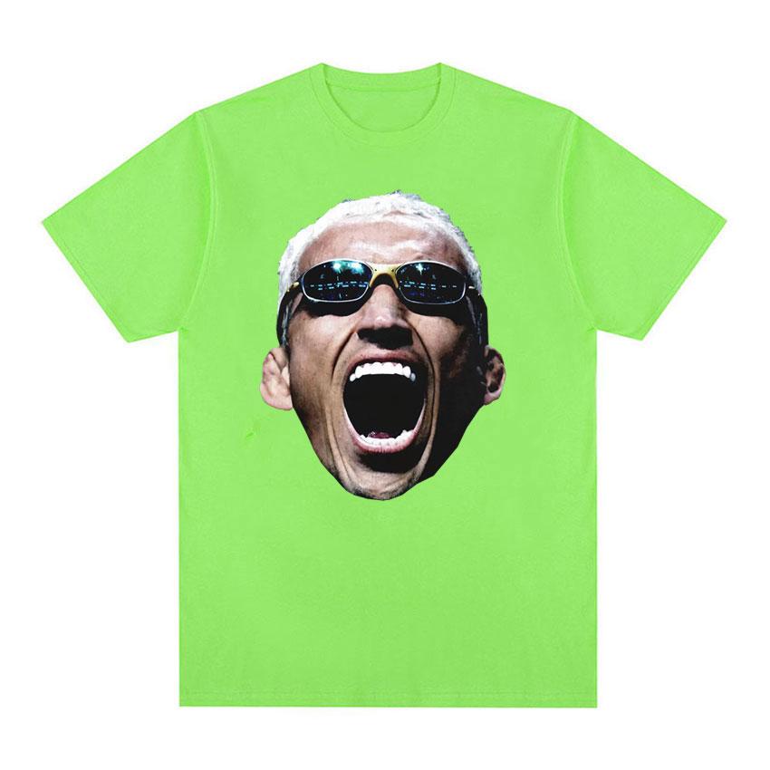 Limited Charles Oliveira Big Face Graphic Tee Shirt Unisexs Clothing Harajuku Vintage Oversized Tshirt Unisex 100 Cotton T Shirt