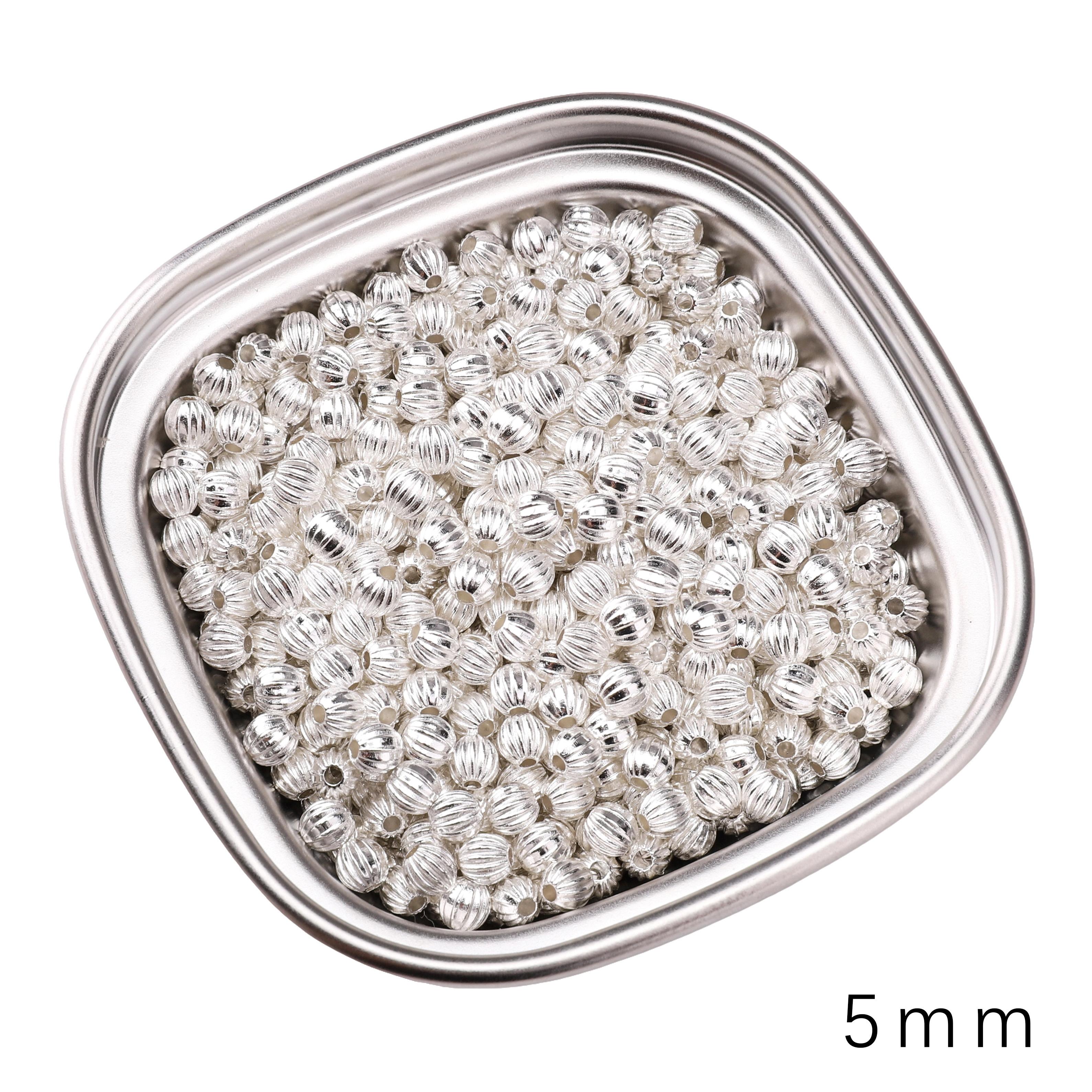 

Сплав Серия Бусин из Разбитого Серебра Аксессуары Шармы Подвеска Для Изготовления Ювелирных Изделий DIY Серьги Ожерелье Браслет 5mm 25pcs