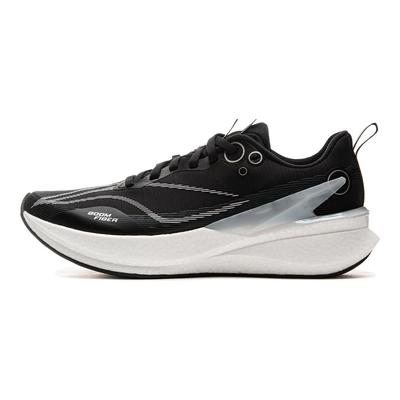 Li Ning Red Rabbit 8 Pro Full Palm Cushioning Mesh Running Shoes Women Running Shoes Black White ARPV006-2