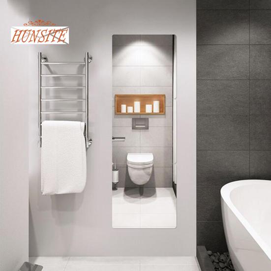 4ks celoplošná zrcadlová nálepka na dlaždice, samolepicí, vodotěsná