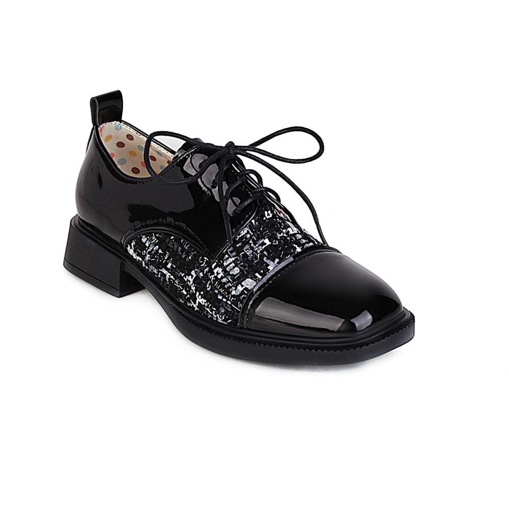 Fashion 2025 Spring Fashion Korean Shoes Leather Shoes Women Creepers Oxford Shoes For Women Zapatos Casuales De Mujer Mocassin Femme