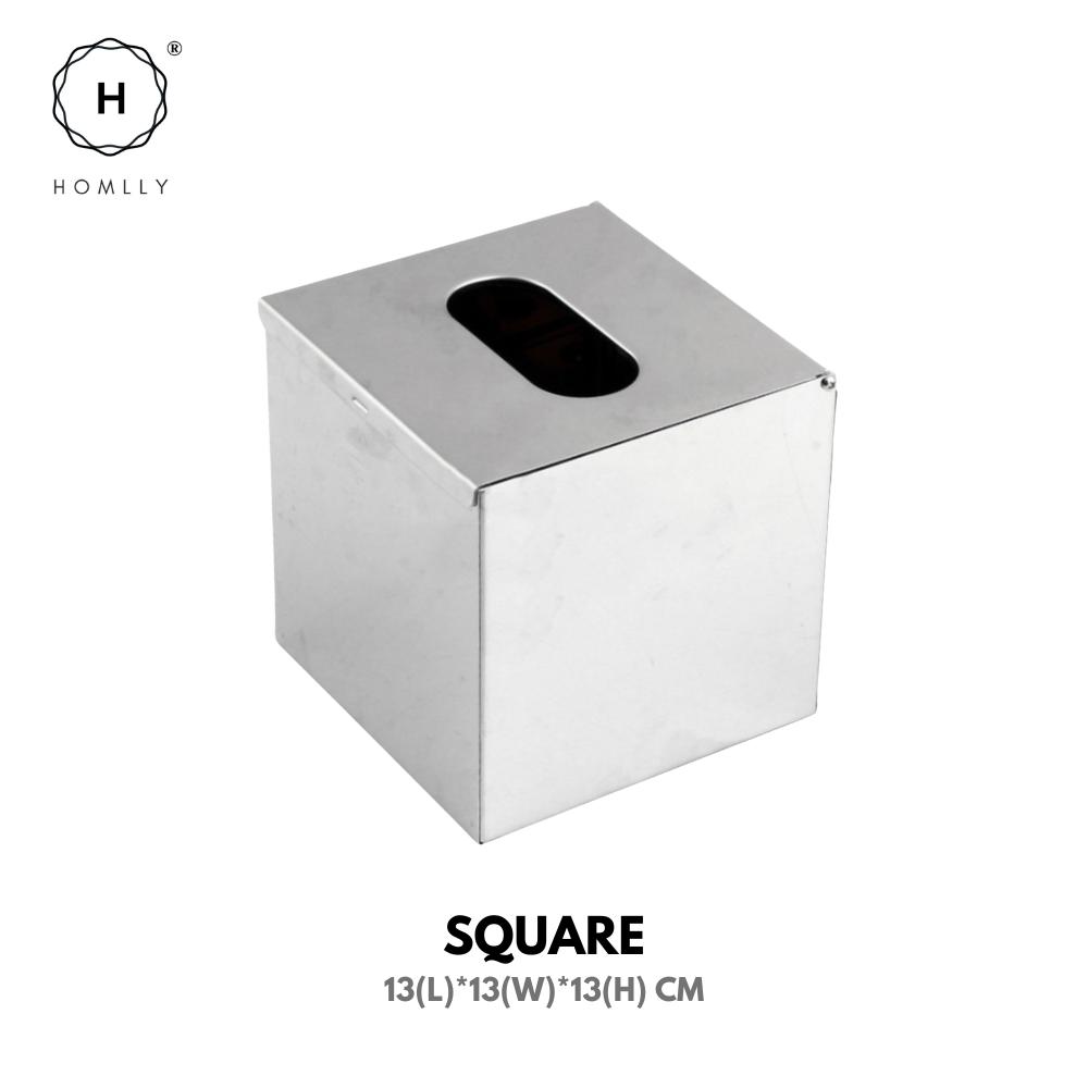 Homlly Tonii Stainless Steel Tissue box SQUARE