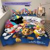 Paw Patrol Calendar Bedding 3 Piece Set HD Print Duvet Cover Pillowcases for Teens Adult Bedroom Decoration Christmas Gift