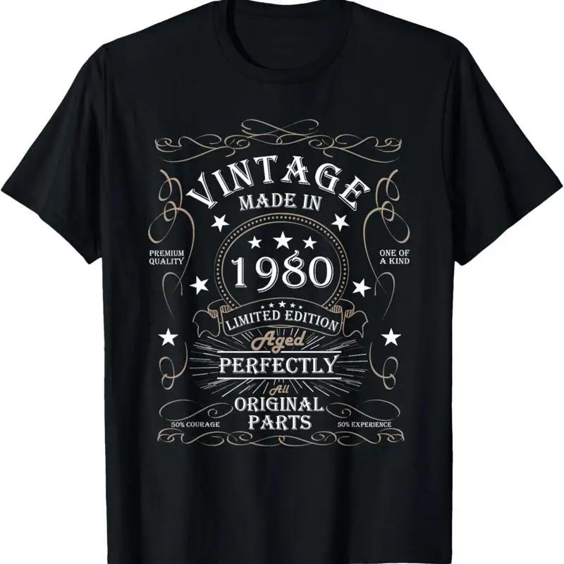 44Th Birthday Retro Limited Edition Unisex Women Vintage 1980 T Shirt