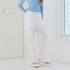Egoiseuteu [Blue Label] Lace Elastic Waist Wide Pants Es2Opt14