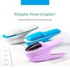 Heftgerät ohne Klammern für den Schreibtisch, zum Fixieren von bis zu 8 Blättern, für Zuhause, Schule, Büro, Schreibtisch-Heftgerät, Ticket-Papier und Dokumentenbindung