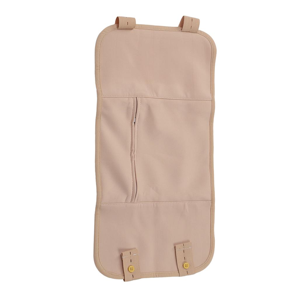 Rizinusölpackung Wickel Wiederverwendbar Waschbar Verhindert Ölaustritt Rizinusölpackung Kompresse mit Verstellbar