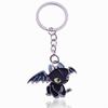 Lovely Toothless Cartoon Dragon Keychain Key Ring Organizer Backpack Bag Decor