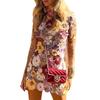 Annual Direct Sales European and American Three-dimensional Flower Mesh Lace Embroidered Hip-wrapped Slim-fitting Sexy Dress