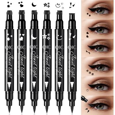 Double-headed Color Seal Eyeliner, Waterproof, Sweat-proof and Non-smudged Seal Positioning Eyeliner