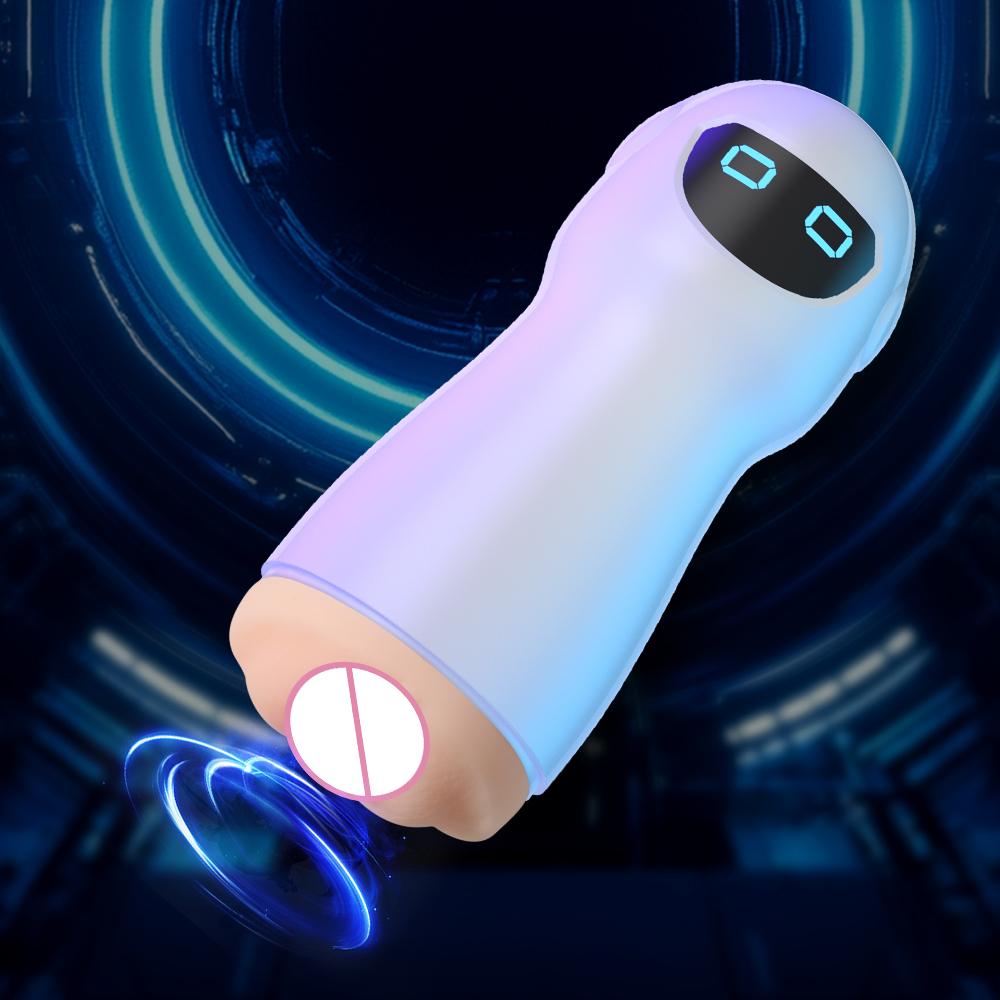 Manual Masturbator Blowjob Cup Male Real Vagina Pocket Pussy Machine Oral Penis Masturbation Massgaer Adult Sex Toy for Men 18+