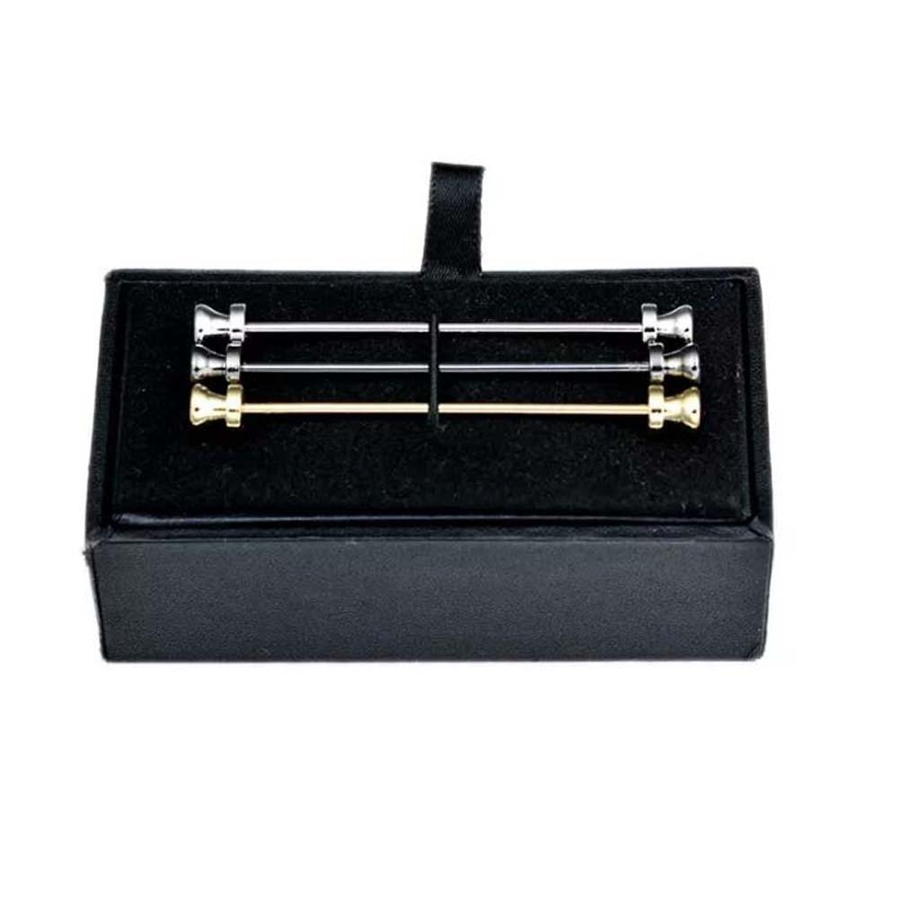 3 pcs Top Hat Design Tie Collar Needles Spiral Buckle Neckline Pins for Shirt  Women