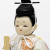 Hina Wooden Doll by Doll with Round Doll, Kotohoki, Haruka, Only, Tray, Natural, KTH-3201D2
