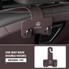 D6Car Rear Seat Double Head Storage Hook Headrest Hanger Clip For Mercedes Benz AMG A C E S G Class W201 W210 W108 W204 W205 W203