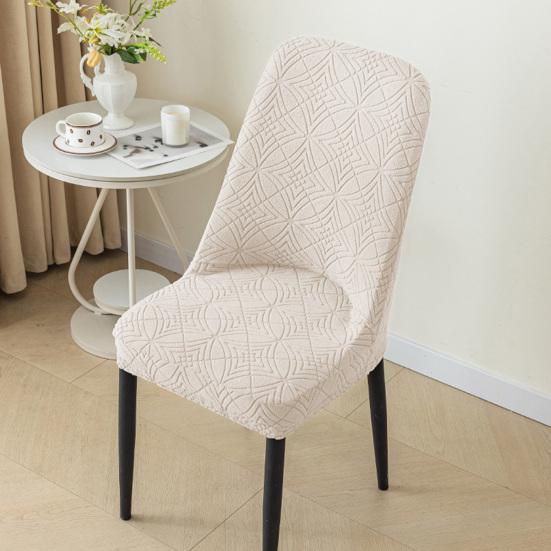 Chair Cover High Elasticity All-Inclusive Design Protective Fit Hidden Elastic Strip Less Slipping Super Soft Dining Chair