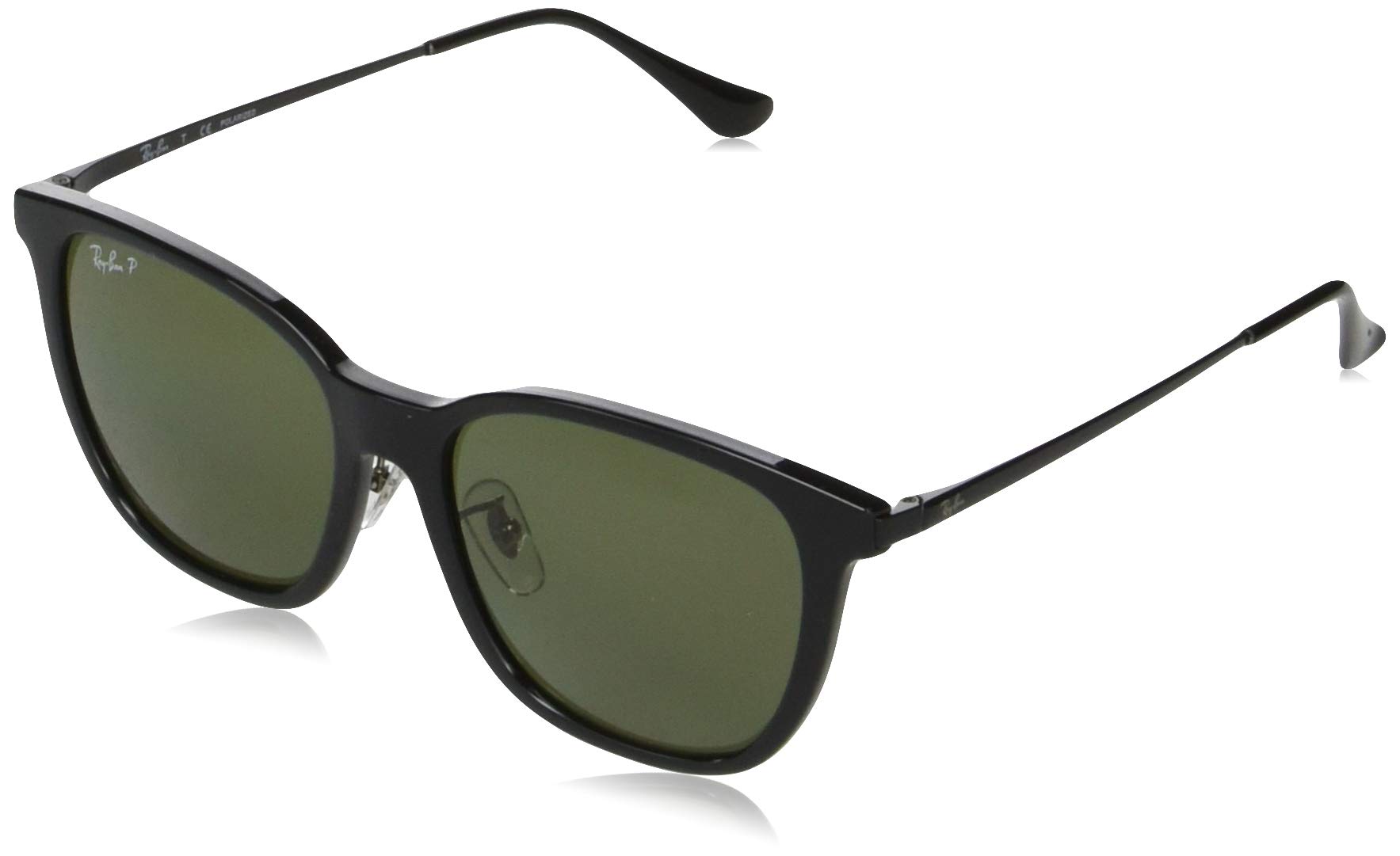 

sunglasses 0RB4333D BLACK Size 55 Asian Fit Ray-Ban (Black), Japan, (FREE size), 601/9A, чёрный