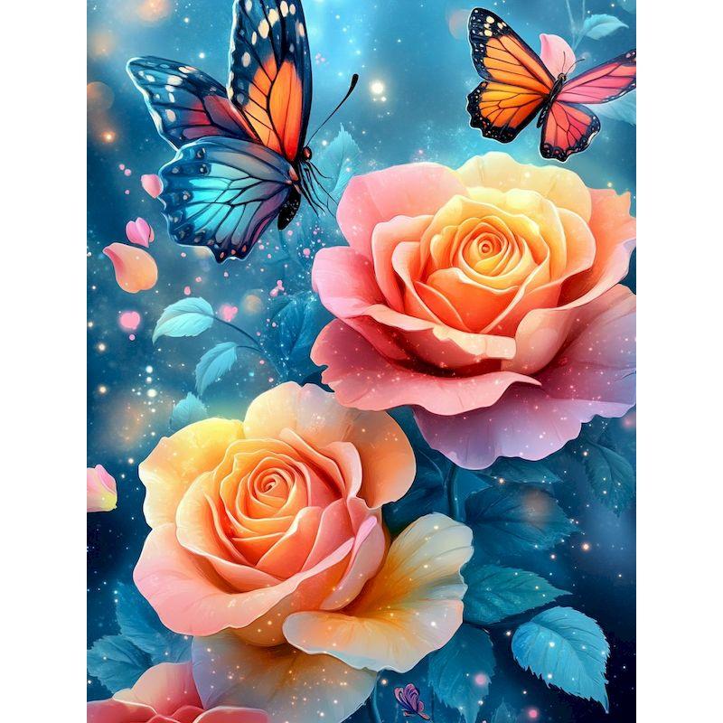 5D DIY Алмазная картина Роза Цветы Стразы Картина Сердце Морская мозаика Ремесла Алмазная вышивка Новое поступление Подарок Full Round 20x30CM