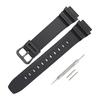 Silicone Band Compatible with Casio SGW-300 SGW-400 SGW-500 MRW-200 AEQ-110W AE-1200 W-218 Compatible Watch Strap Waterproof Sweatproof Lightweight