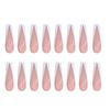 24 Pieces False Nails Glossy Coffin Long Fake Nails Set DIY  Manicure5ml