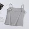 6PCS Women's Summer Spaghetti Strap Cami, Breathable Skin-Soft, Slimming Chic Top for Dates & Outdoor Wear