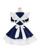 [CR ROLECOS] Maid Costume with Pannier, Plus Size, Cute Maid Cosplay Costume, Perfect for Halloween, Cafes, Photo Shoots, Cultural Festivals, Events,
