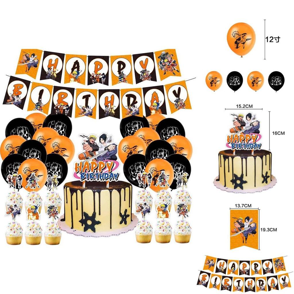 Naruto Ninja Theme Party Supplies Kit For Kids And Adults Perfect For Birthdays And Family Entertainment