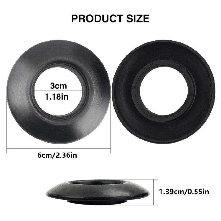 6Pcs Kayak Paddles Drip Rings Rubber Kayak Guard Oar Drip Rings Splash Guards Rings for Kayak Canoes Rafting Paddles