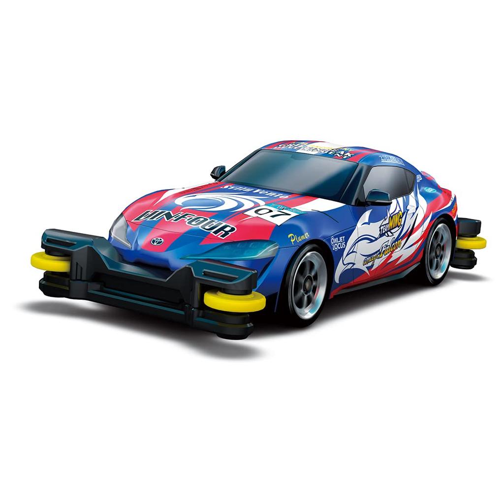 Takara Tomy Tomica Super Speed SST-07 Team Wing Toyota GR Supra Die-Cast Car Toy Ages 3+ ST Mark Certified