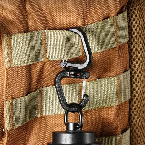 1/5Pcs 360 Degrees Rotating Hook Portable Lightweight Outdoor Camping Hiking S-shaped Swivel