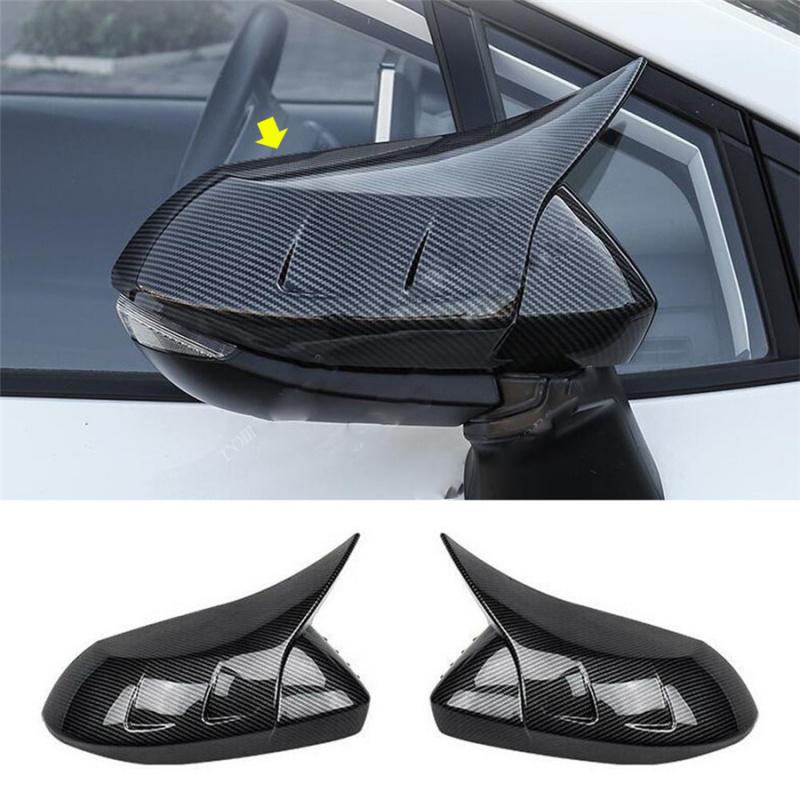 

Carbon Fiber Imitation Rear View Mirror Trim For Toyota Corolla Hatchback 2019+