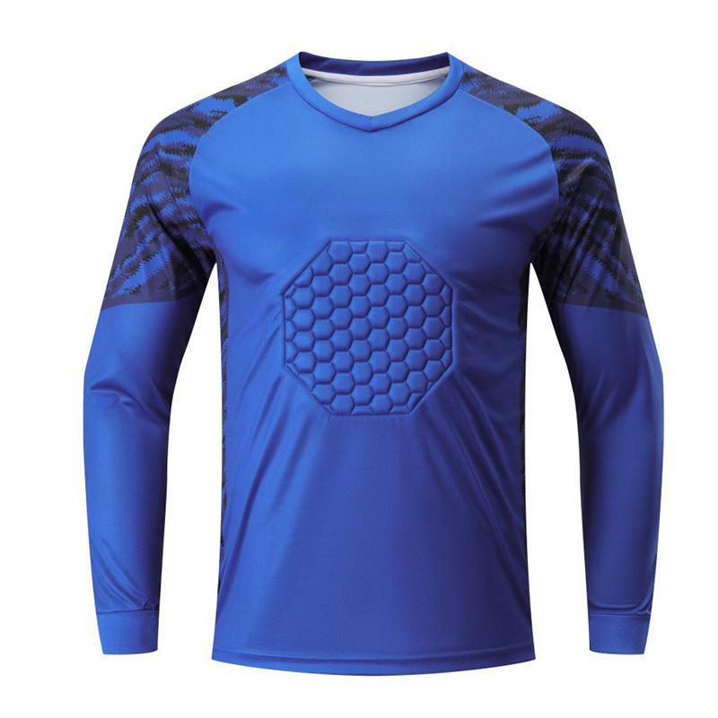 Men's and Women's Long Sleeve Protective Goalkeeper Jersey - Training and Match Uniform
