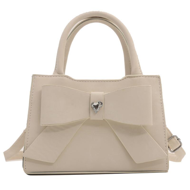 

Stylish Korean Commuter Handbag For Women In Cream Black Pink Gray Perfect For Spring бежевый