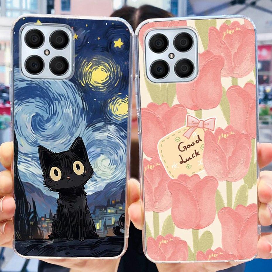 Lovely Printing Case For Honor X8 TFY-LX1 TFY-LX2 TFY-LX3 Soft Silicone TPU Back Cover For HonorX8 X 8 4G Phone Cases
