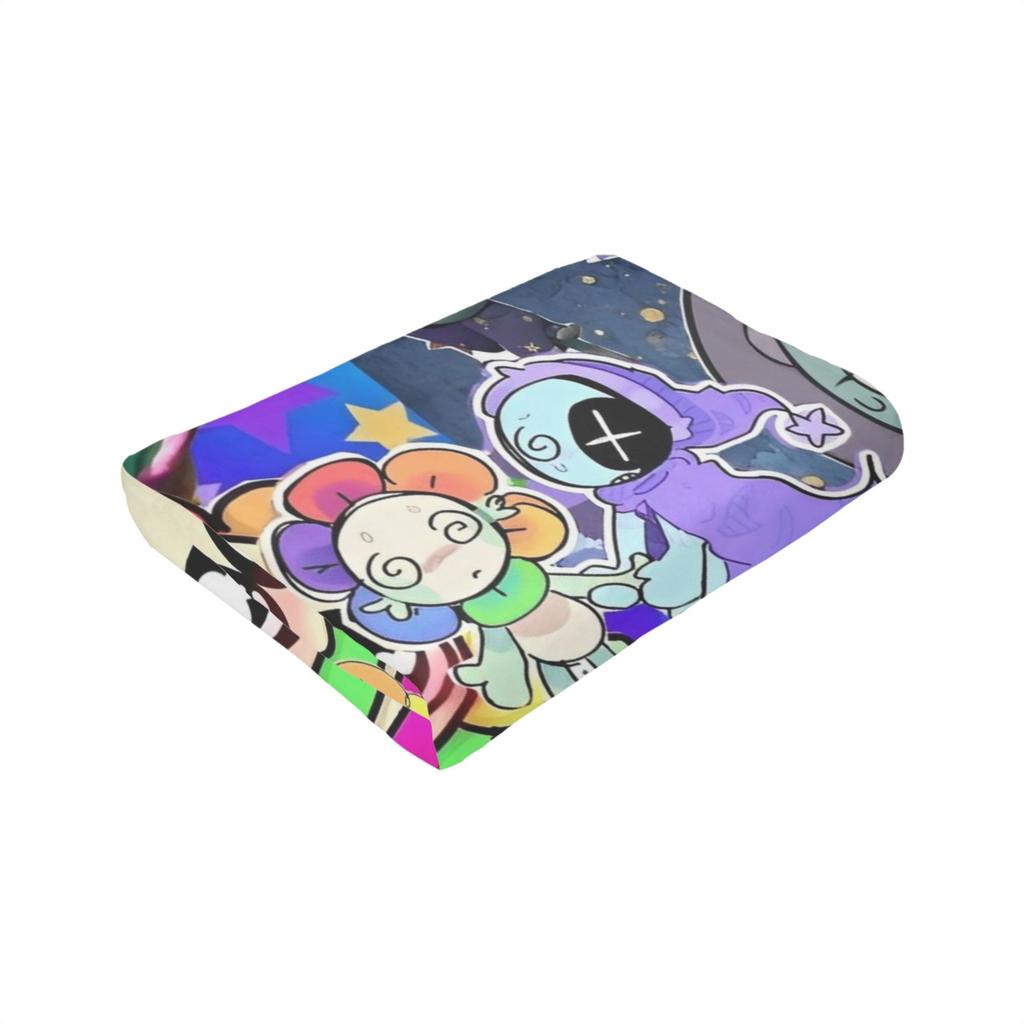 Tecknad Dandy Astros Dandys Värld Spelfilt Multi-storlek Mjuk Luddig Plysch Pläd för Soffa Soffa och Säng