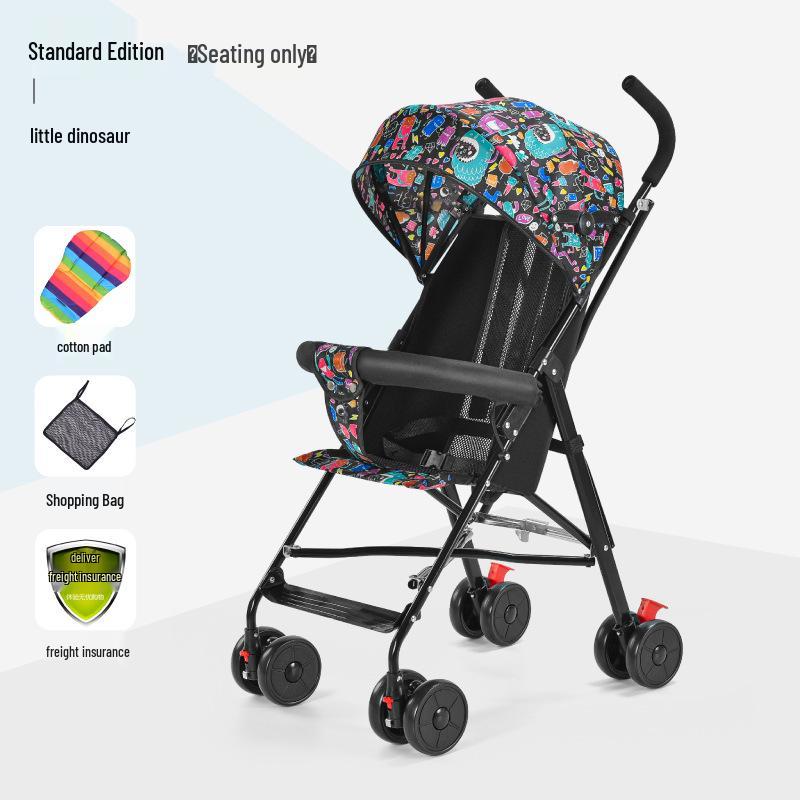 Lightweight Folding Baby and Toddler Umbrella Stroller with Recline Feature