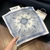 New old money wind chain neck scarf women's commuting versatile soft silk scarf neck protection shawl outer scarf
