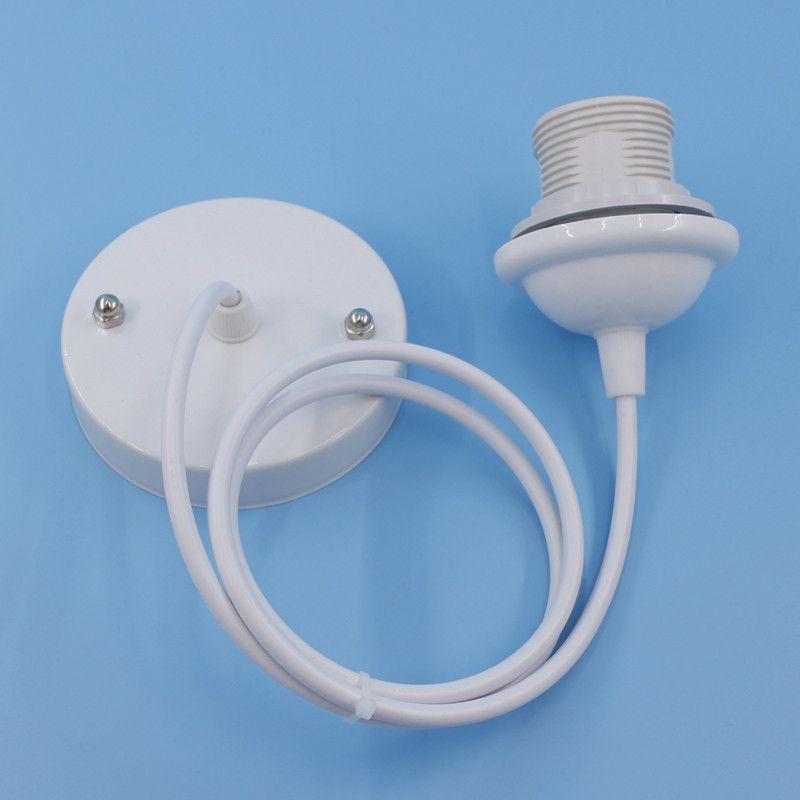 

Подвесной светильник 1м Арматура Потолочная розетка E27 Комплект подвеса Основание светильника Декор Современный White