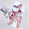 1pc KPop Demon Hunters5 Beach Towel, Beach and Seaside Swimming Pool Equipment, Fashion Pattern, Rectangular, Travel Essentials