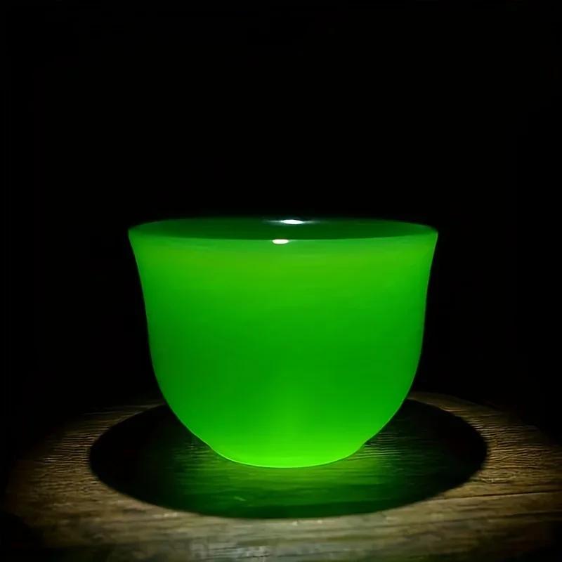 1pc Jade Tea Cup Kung Fu Tea Set, Health High-end Jade Single Master Cup Set,Jade Water Cup,Wine Glass Bowl Teacups,TeaCup