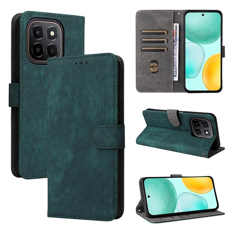 Flip Cover für Honor X6C 4G PU-Leder Ganzkörperschutz [RFID-Blockierung] Handyhüllen Wallet Cover