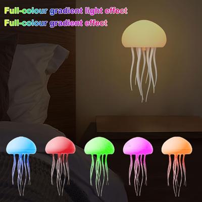 Lampe de Table Méduse Moderne Dessin Animé Méduse Dansante Lampe de Chevet LED Couleur Réglable Veilleuse Cadeau d'Anniversaire pour Enfants Nouveau