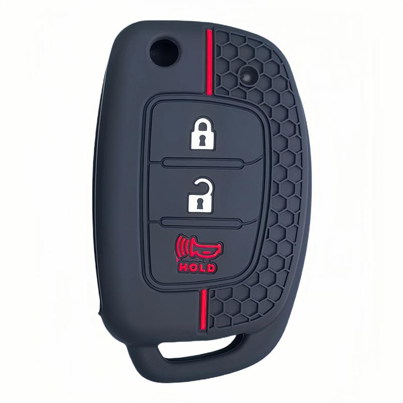 Silicone Car Key Case Cover For Hyundai Solaris Creta Ix25 Kona Tucson Santa Fe Sonata Elantra Ix35 I20 Hb20 Ix45